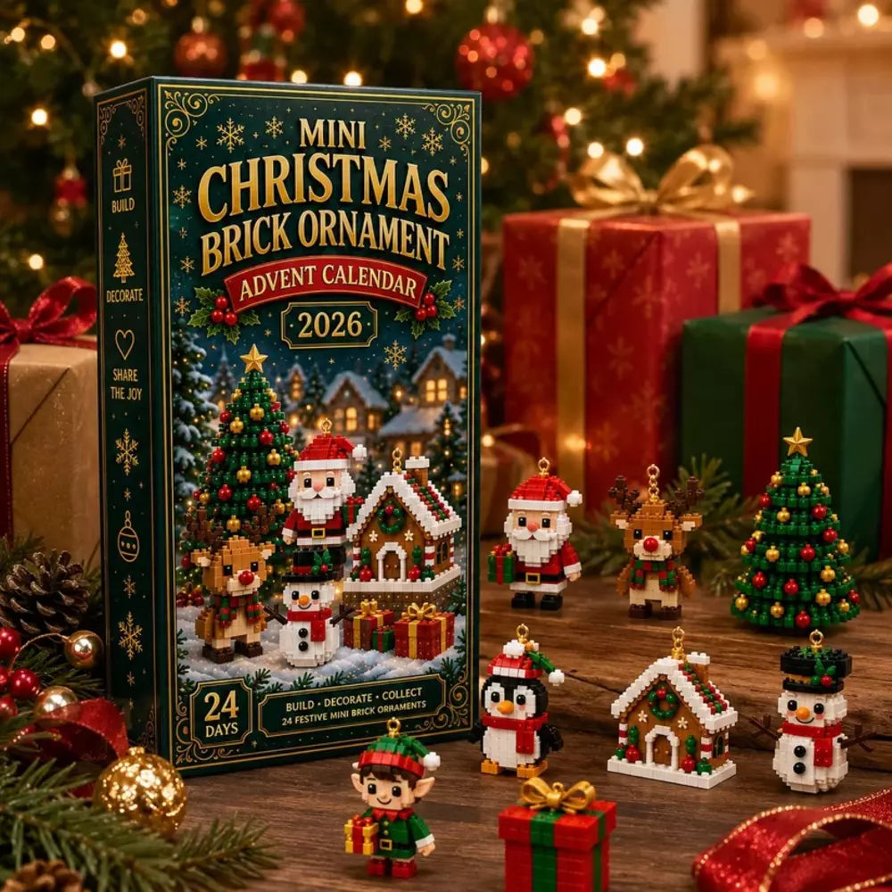 The mini Christmas ornament advent calendar