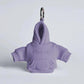 Lavender mini hoodie stress ball keychain