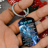 Mom To Son - Let It Go - Wolf Multi Colors Personalized Keychain - A882