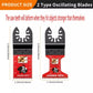 Multitool saw blades for DIY and home improvement projects