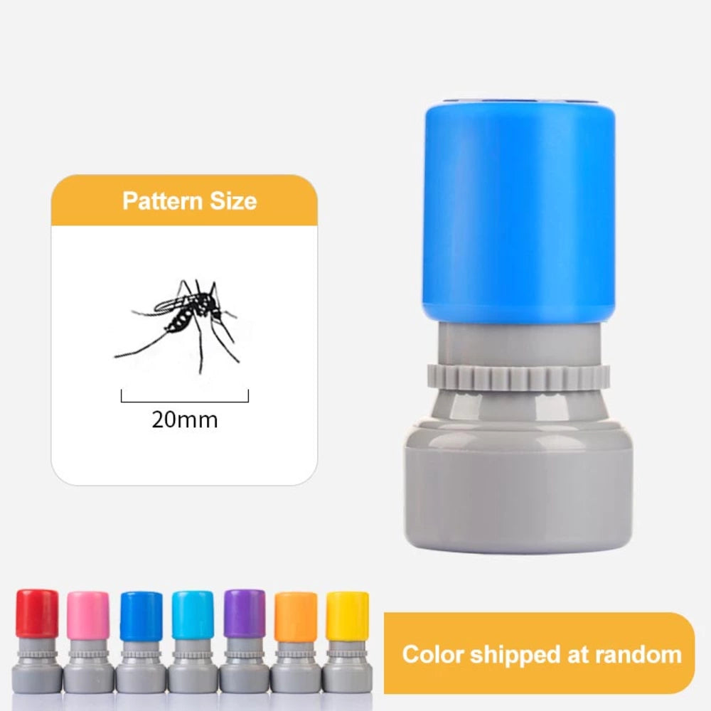 Realistic mosquito stamp for practical jokes