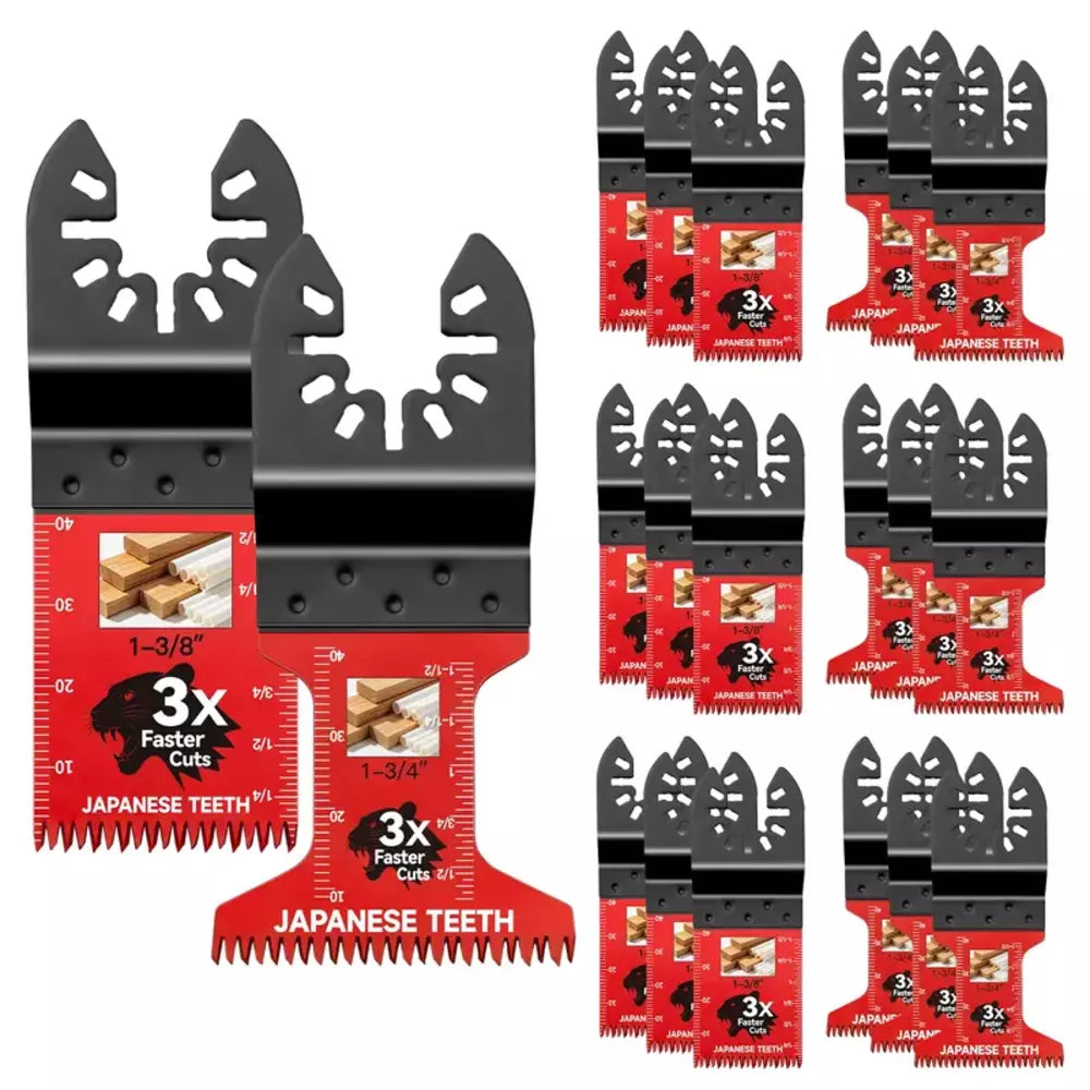 20-piece set of oscillating multitool saw blades