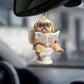 Pekingese - Dog Sitting On Toilet Ornament  OT028