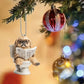 Pekingese - Dog Sitting On Toilet Ornament  OT028