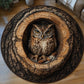 Owl In The Hollow Round Rug - HR007