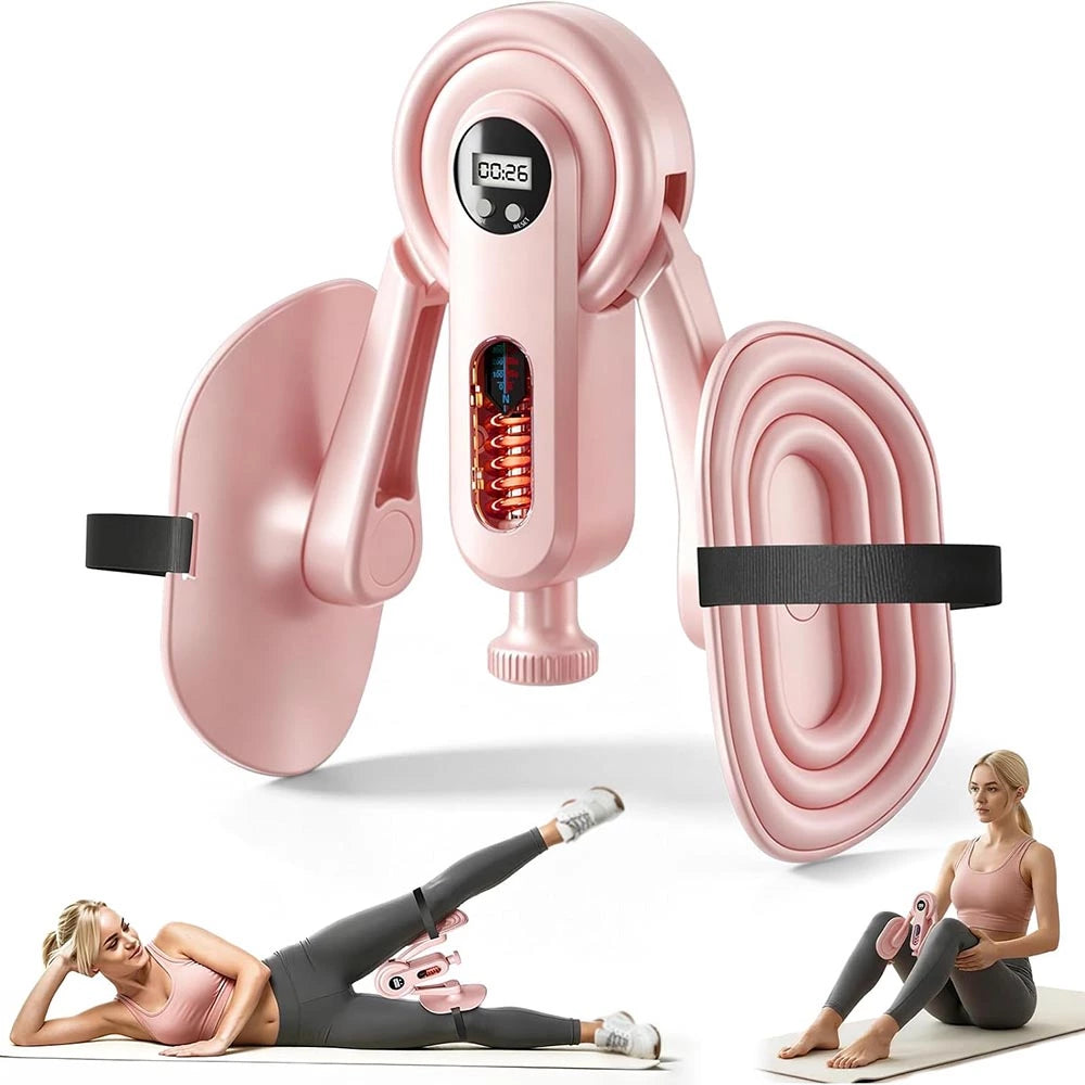 Portable Inner Thigh & Leg Exerciser  – Thigh Stretcher, Women's Glute & Pelvic Floor Trainer