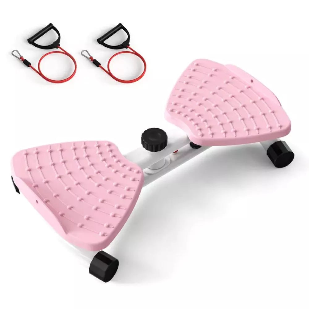 Pink waist twister machine for home gym workouts