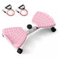 Pink waist twister machine for home gym workouts