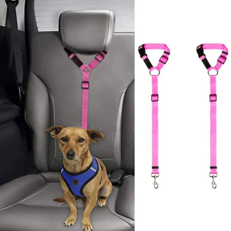 2 Pack Headrest Car Dog Safety Seatbelt