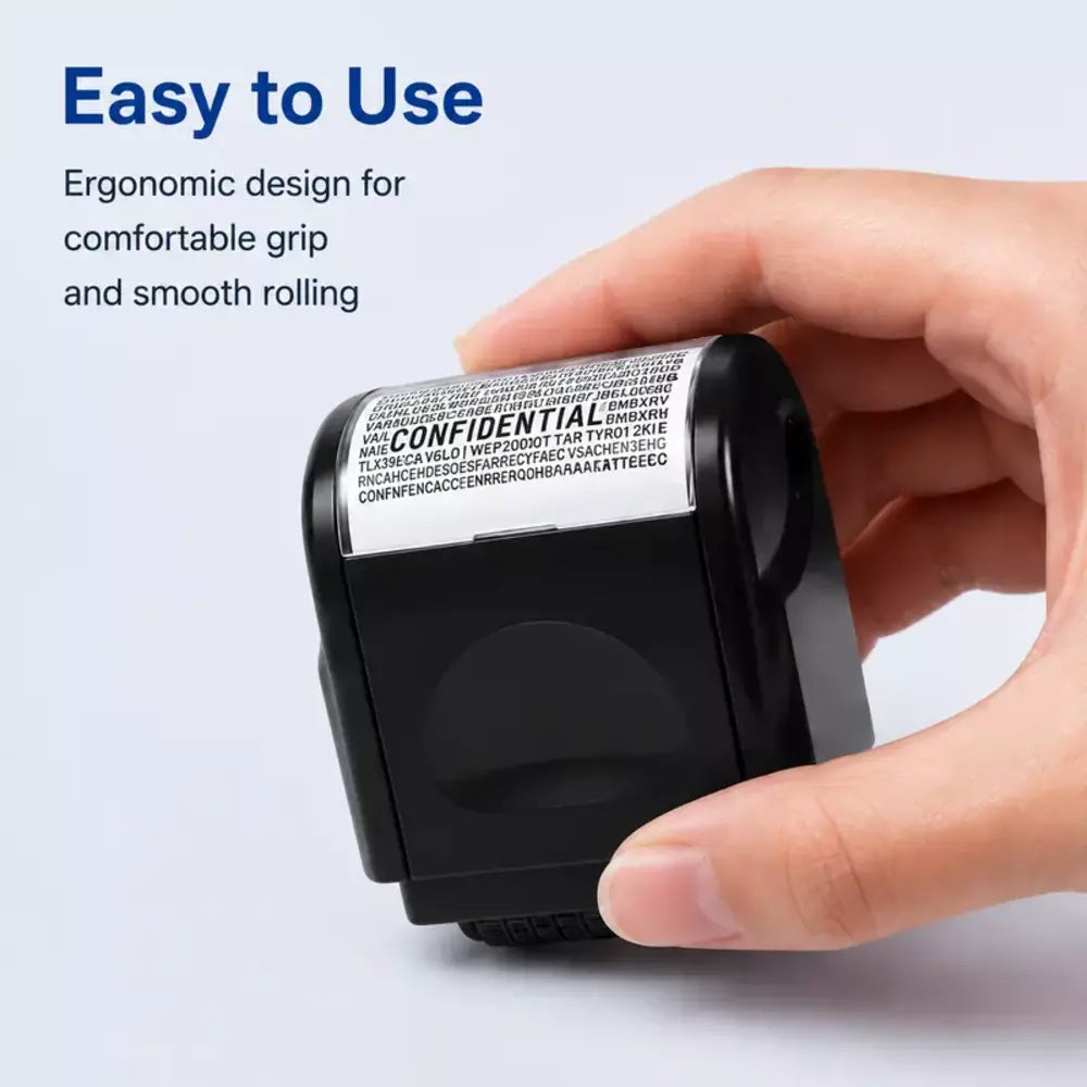 Self-Inking Identity Protection Roller Stamp