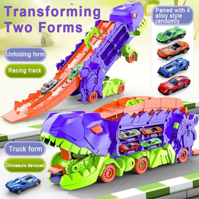 Transport Dinosaur Truck with Foldable Sliding