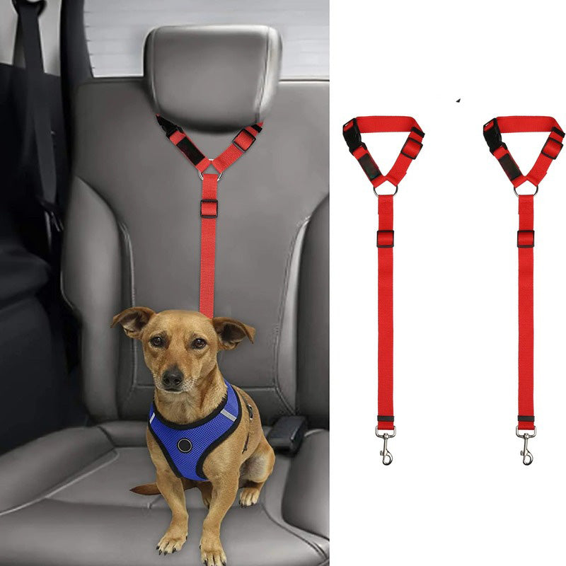 2 Pack Headrest Car Dog Safety Seatbelt