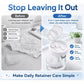 Storage case for clear dental aligners and retainers