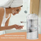 Rotating Toothbrush & Makeup Brush Organizer With Lid