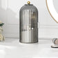 Rotating Toothbrush & Makeup Brush Organizer With Lid