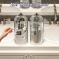 Rotating Toothbrush & Makeup Brush Organizer With Lid