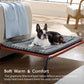 Soft corduroy fleece pet mat for everyday comfort