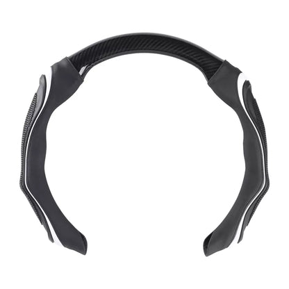 Black sporty steering wheel cover