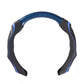 Blue sporty steering wheel cover