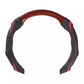 Red sporty steering wheel cover