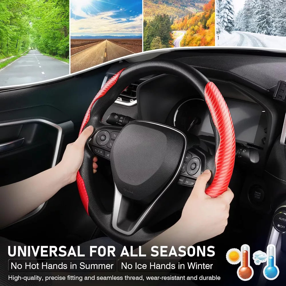 Sporty Steering Wheel Cover for Cars