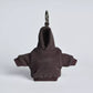 Squeezable miniature hoodie stress ball keychain