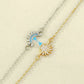 Sun & Moon Bracelet Set, Stackable Celestial Charm Bracelets
