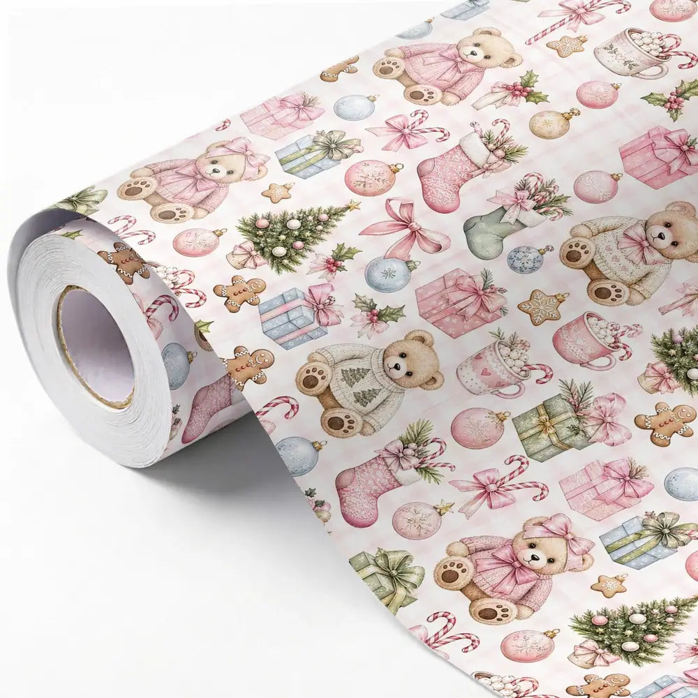 Christmas Gift Wrapping Paper Roll – Multiple Holiday Designs