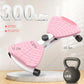 Pink waist twister machine with weight capacity details