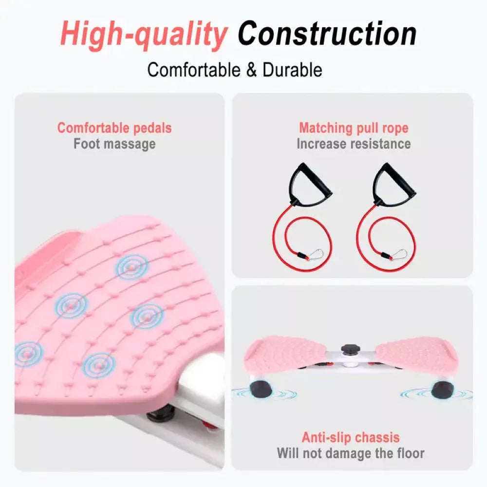 Waist twister machine for waist and ab training