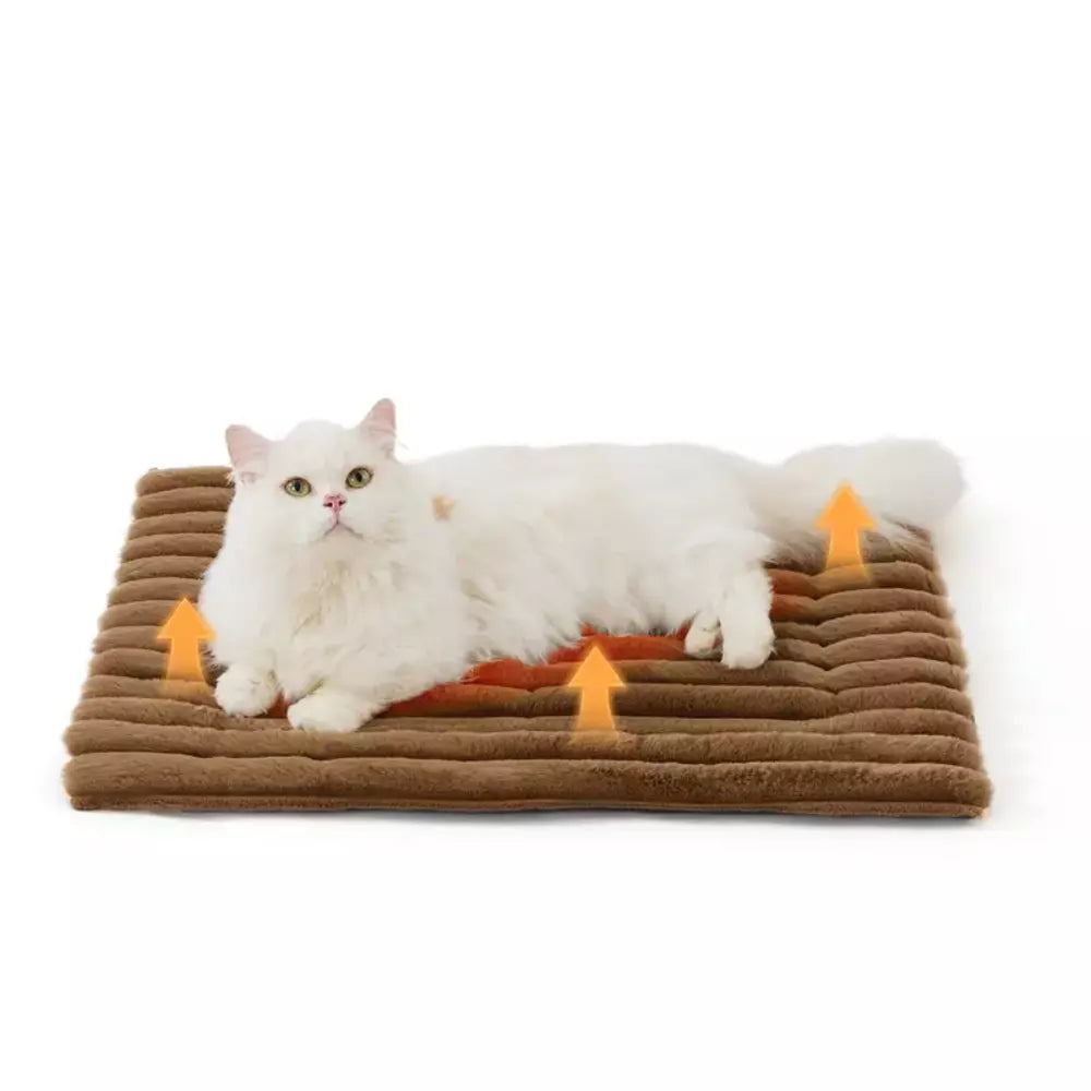 Caramel warm pet mat for cats and dogs