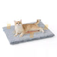 Light gray warm pet mat for cats and dogs