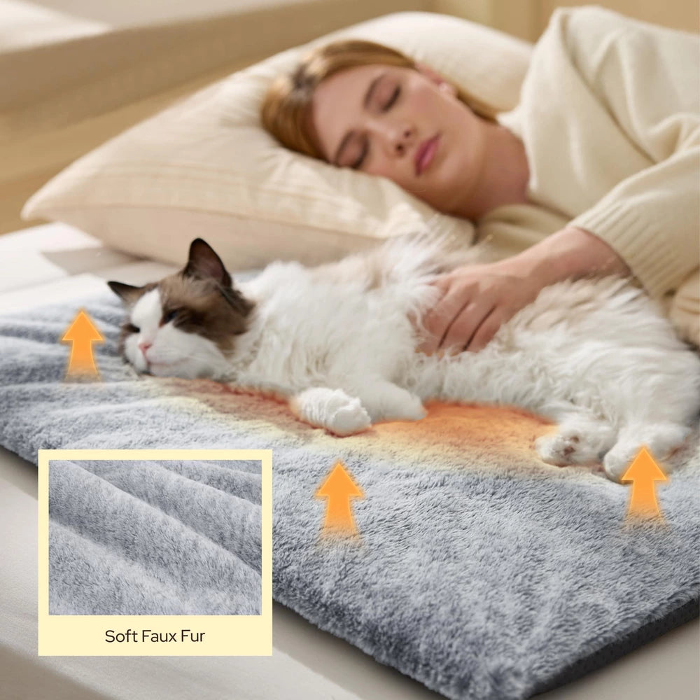 Soft warm mat for a cat or dog to relax on