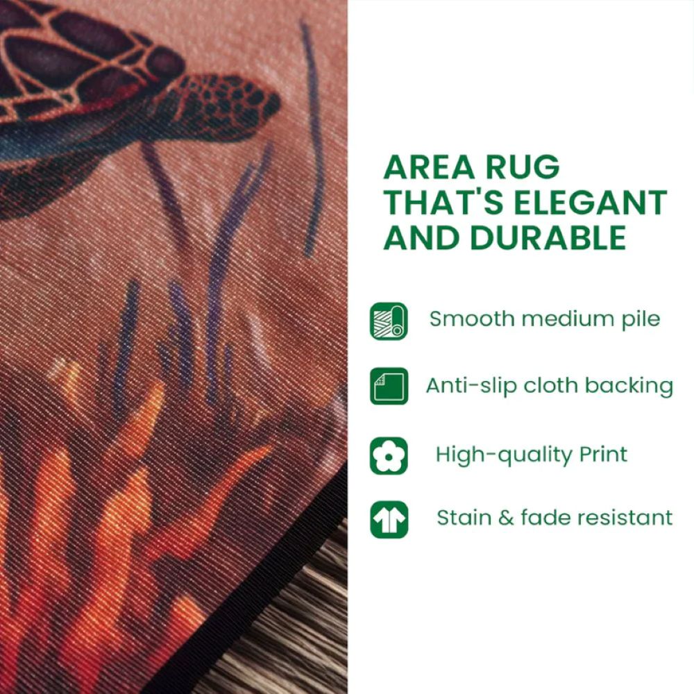 Spring Forest Grizzly Bear - 3D Illusion Area Rug - H629