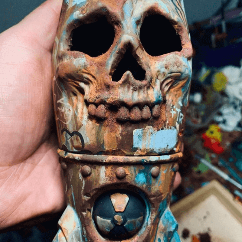 The Skull Bomb - Small Nuclear Warhead Decor