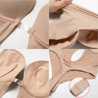 Plunge Backless Body Shaper Bra