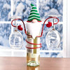 Holiday Wine Bottle & Glass Holders