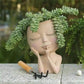 Cute Lady Face Plant Pot