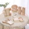 Wooden Letter Piggy Bank