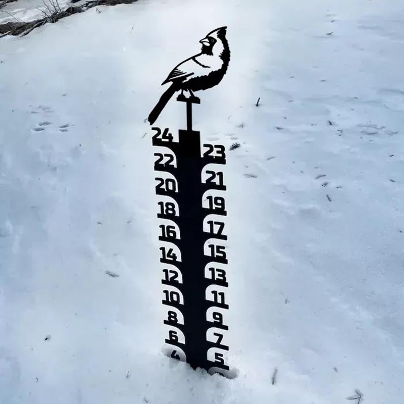 Iron Art Snow Gauge