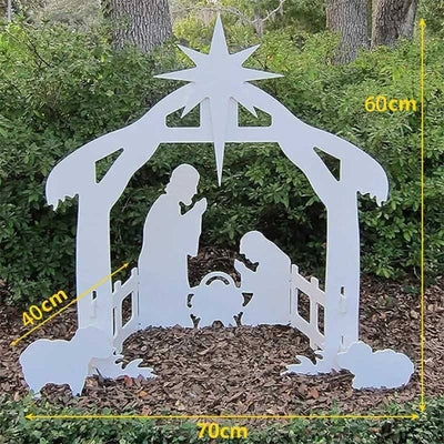 Holy Night Outdoor Christmas Nativity Set