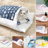 Japanese Style Warm Four Seasons Cat Bed Pet Bed