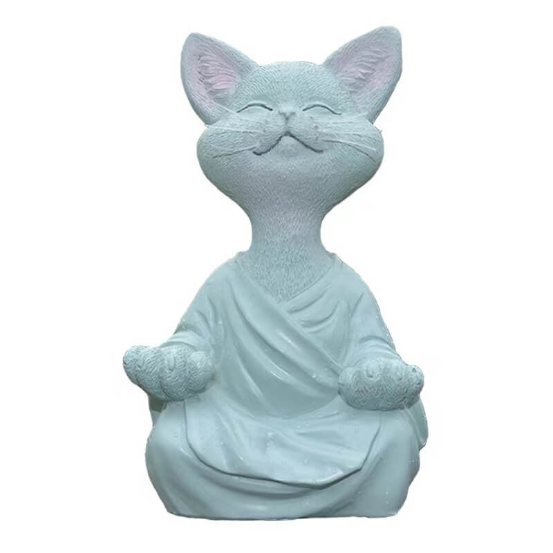 Happy Buddha Cat