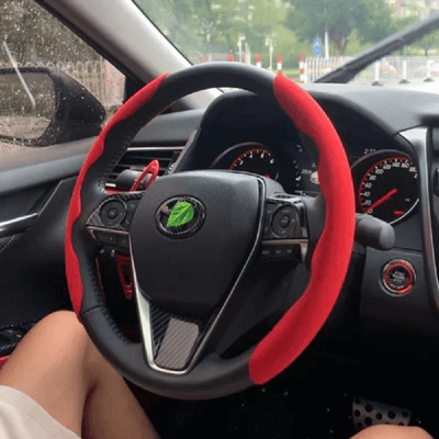 Car Anti-Skid Plush Steering Wheel Cover（2PCS）