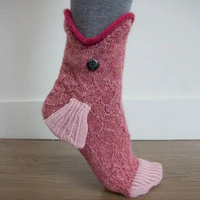 Knit Crocodile Socks