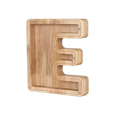 Wooden Letter Piggy Bank