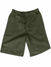 Men's linen multi-pocket drawstring design casual shorts