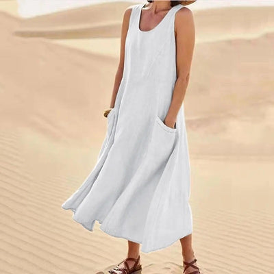 Women's Sleeveless Cotton Dress