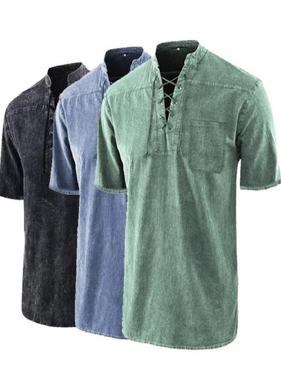 Men's Gothic Retro Short Sleeve Shirt