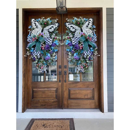 Spring Front Door Swag - Rustic Home Decor